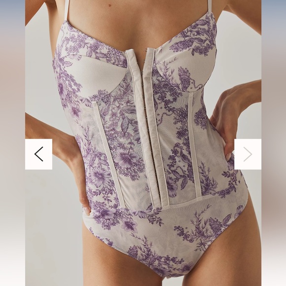 Night Rhythm Printed Bodysuit - Picture 2 of 2